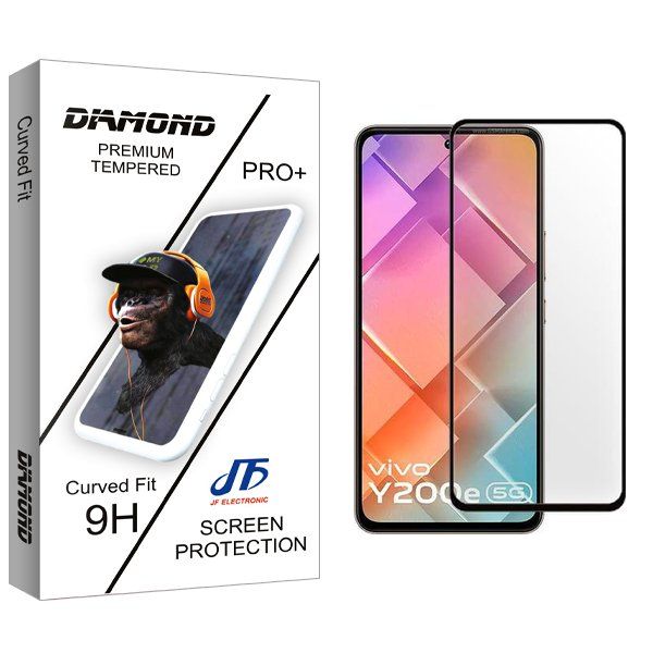 محافظ صفحه نمایش شیشه ای جی اف مدل Diamond مناسب برای گوشی موبایل ویوو Y200E
