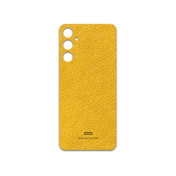 برچسب پوششی ماهوت مدل Mustard-Leather مناسب برای گوشی موبایل سامسونگ Galaxy A05s