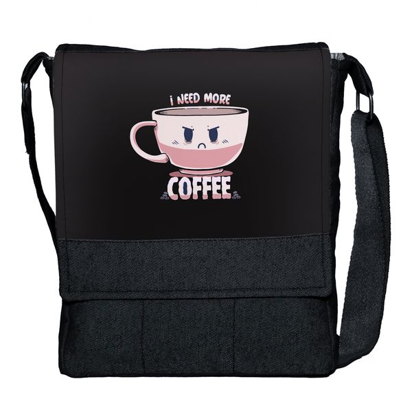 کیف دوشی زنانه چی چاپ مدل قهوه کد 65215