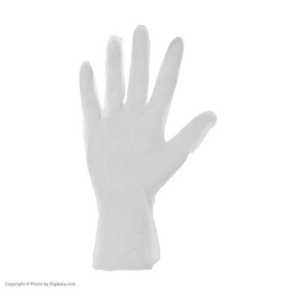 دستکش وینیل اپی‌پرفکت مدل پریمیوم سایز مدیوم بسته 100 عددی