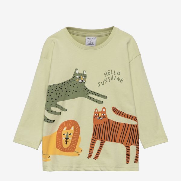 تی شرت آستین بلند پسرانه لیندکس مدل حیوانات