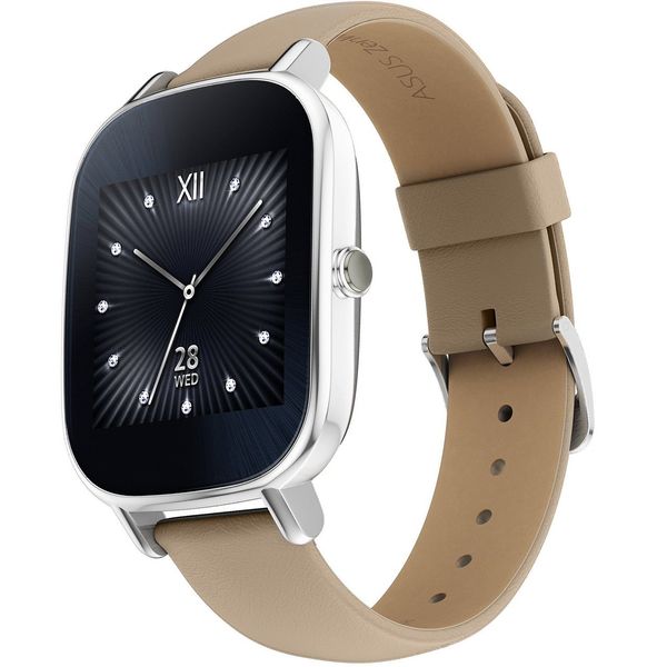 ساعت هوشمند ایسوس مدل Zenwatch 2 WI502Q New با بند چرمی و قابلیت شارژ سریع