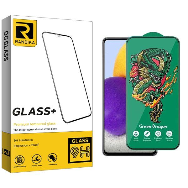 محافظ صفحه نمایش راندیکا مدل RK Green_Dragon مناسب برای گوشی موبایل سامسونگ Galaxy A72