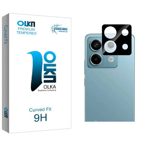 محافظ لنز گوشی کولینگ مدل Olka 3D مناسب برای گوشی موبایل شیائومی Redmi Note 13 Pro