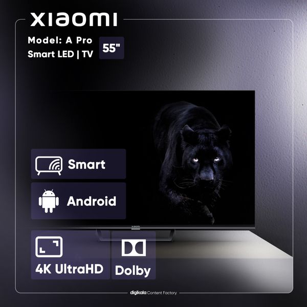 تلویزیون ال ای دی هوشمند شیائومی مدل A Pro سایز 55 اینچ