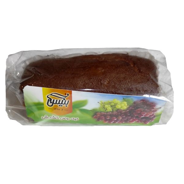 کیک روغنی کشمشی بنیس - 100 گرم بسته 9 عددی