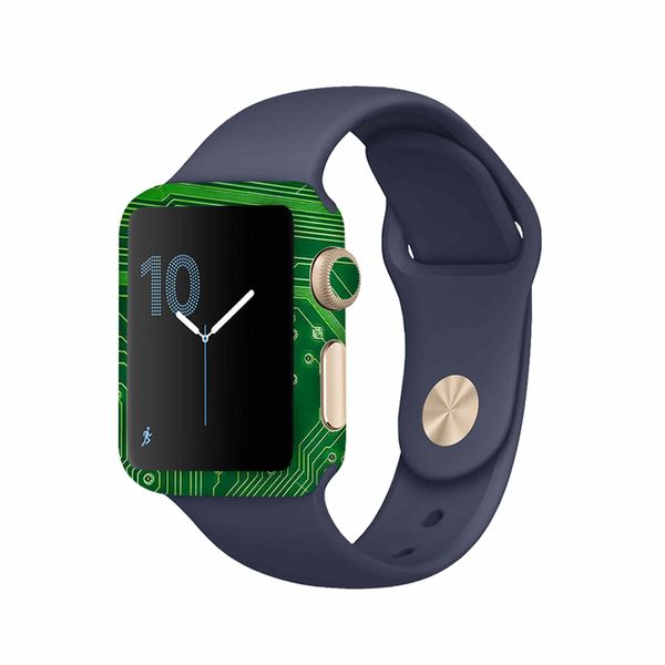 برچسب ماهوت طرح Green_Printed_Circuit_Board مناسب برای اپل واچ Watch 2 42mm