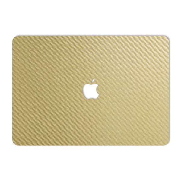 برچسب پوششی ماهوت مدل Gold Carbon مناسب برای لپ تاپ اپل Macbook Pro 2016 15inch Retina