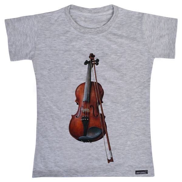 تی شرت آستین کوتاه پسرانه 27 مدل Violin Fiddle Bow کد MH830