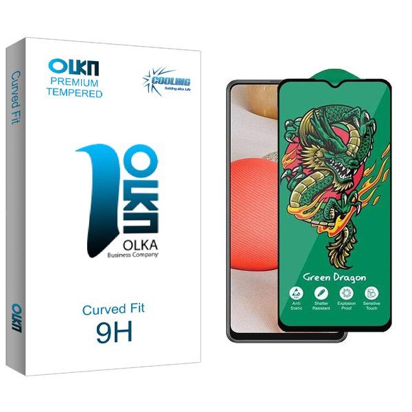 محافظ صفحه نمایش کولینگ مدل Olka Green_Dragon مناسب برای گوشی موبایل سامسونگ Galaxy A24