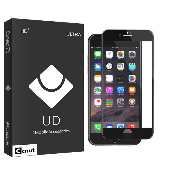 محافظ صفحه نمایش سرامیکی کوکونات مدل UD Black مناسب برای گوشی موبایل اپل Iphone 7