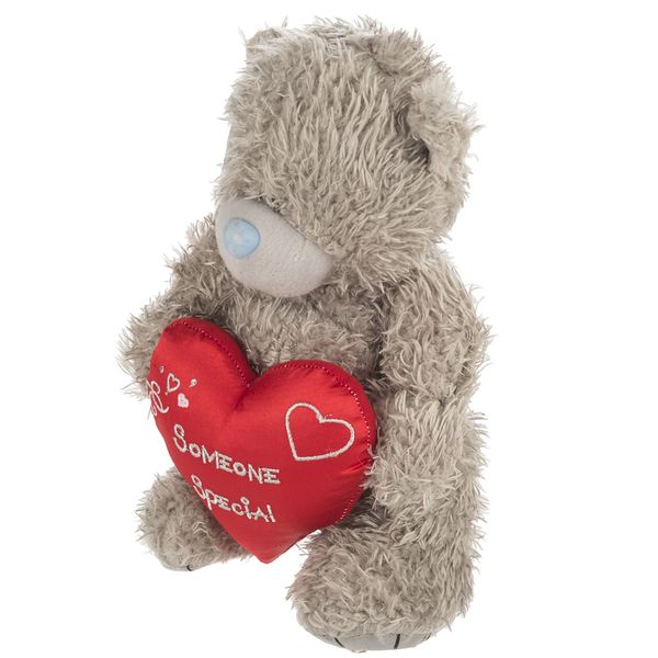 عروسک می تو یو مدل Bear With Heart ارتفاع 25 سانتی متر