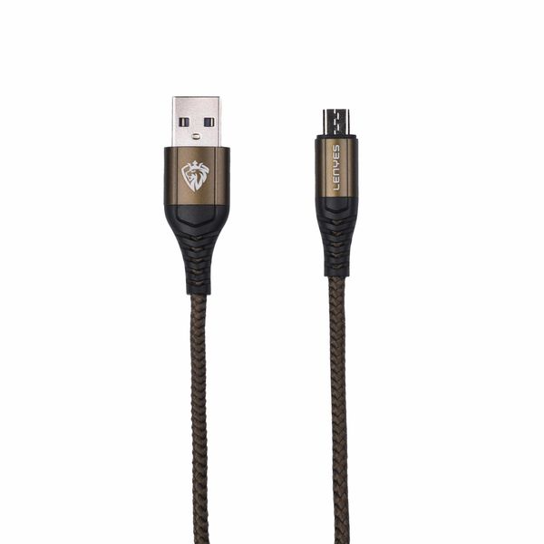 کابل تبدیل USB به microUSB لنیز مدل LC942-V طول 1 متر