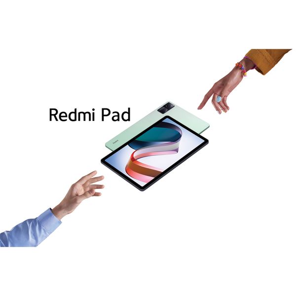 تبلت شیائومی مدل Redmi Pad ظرفیت 128 گیگابایت و رم 4 گیگابایت به همراه کیف و محافظ صفحه نمایش
