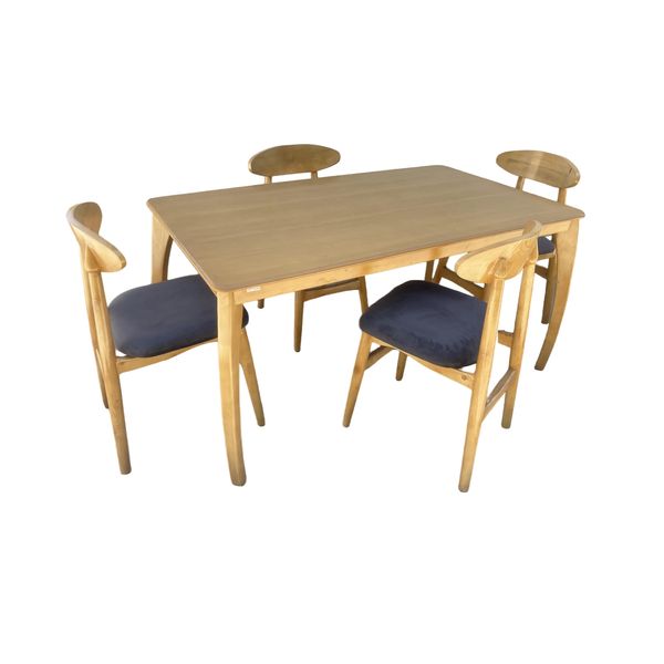 میز و صندلی ناهارخوری 4 نفره گالری چوب آشنایی مدل Khod-Van-Bog