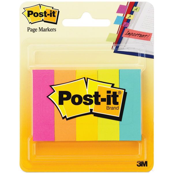 کاغذ یادداشت چسب دار پست ایت مدل Page Markers - بسته 500 عددی