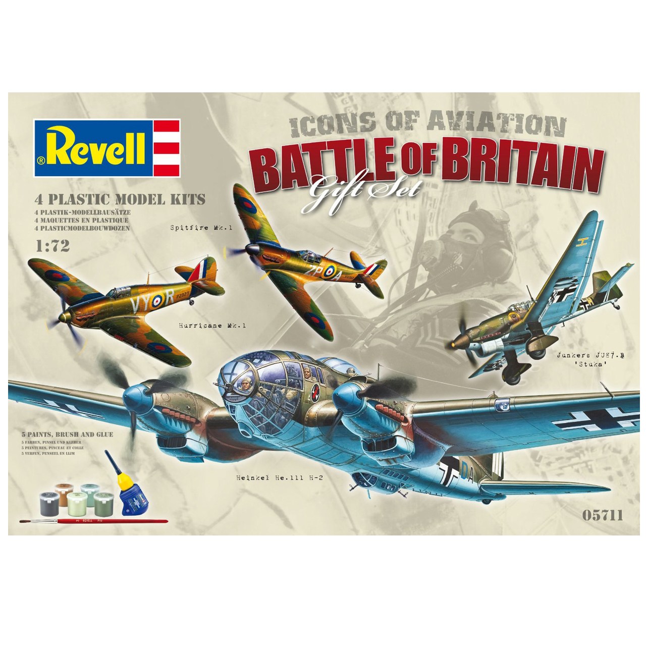 مدلسازی Revell مدل Gift Set Battle Of Britain