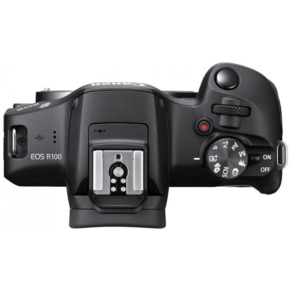 دوربین بدون آینه کانن مدل EOS R100 Mirroless به همراه لنز  45-18 و stm 210-55 