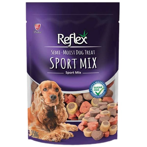 غذای تشویقی سگ رفلکس مدل Sport Mix وزن 150 گرم