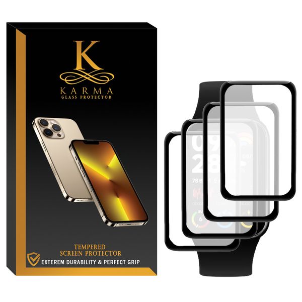 محافظ صفحه نمایش کارما مدل KA_PM مناسب برای ساعت هوشمند شیائومی Mi Band 8 Pro بسته 4 عددی