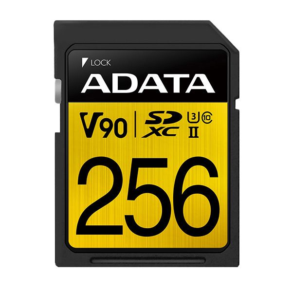 کارت حافظه‌ SDXC ای دیتا مدل Premier ONE V90 کلاس 10 استاندارد UHS-II U3 سرعت 290MBps ظرفیت 256 گیگابایت