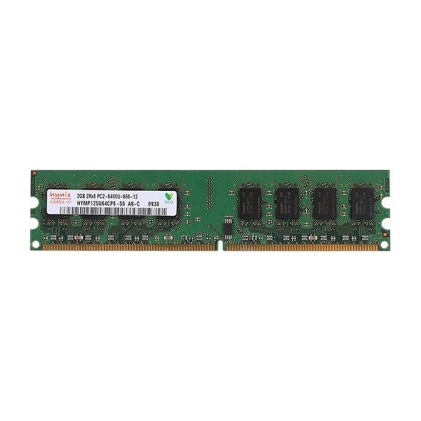 رم دسکتاپ DDR2 تک کاناله 667 مگاهرتز CL5 هاینیکس مدل PC2-5300U ظرفیت 2 گیگابایت