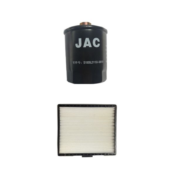 فیلتر روغن خودرو جک مدل 50019 مناسب برای جک J5 به همراه فیلتر کابین