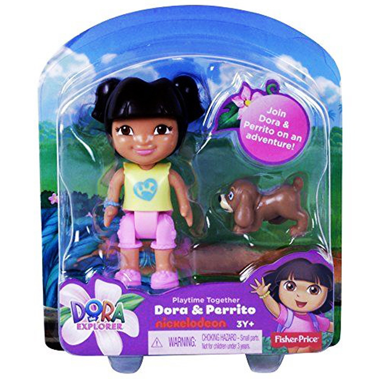 عروسک متل مدل Dora and Perrito سایز خیلی کوچک