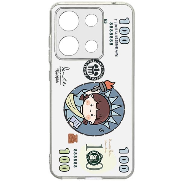 کاور طرح Funny Dollar مناسب برای گوشی موبایل شیائومی Note 13 4G 