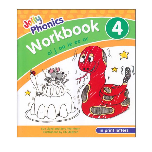  کتاب Jolly Phonics Workbook 4 اثر Sara Wernham and Sue Lioyd انتشارات الوندپویان