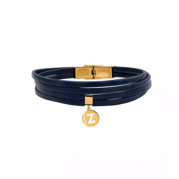 دستبند طلا 18 عیار زنانه روبی آرت گالری مدل حروف Z