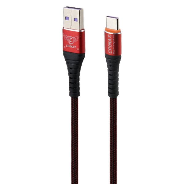 کابل تبدیل USB به USB-C اپی مکس مدل EC-11 طول 1.2 متر