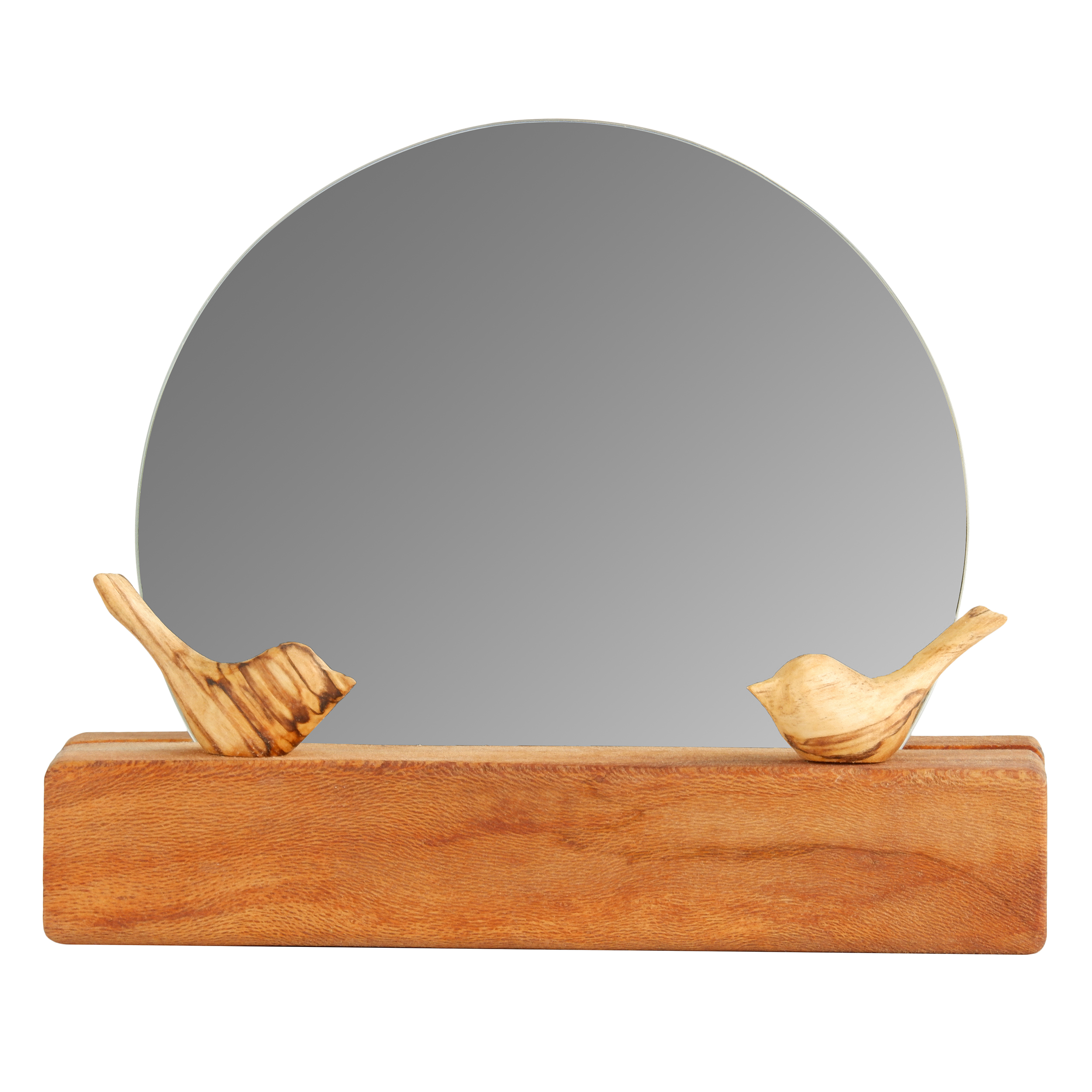 آینه رومیزی مدل چوبی پرنده کد 01