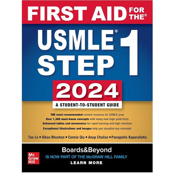 كتاب First Aid for the USMLE Step 1 2024 اثر Tao Le انتشارات مک گراهیل
