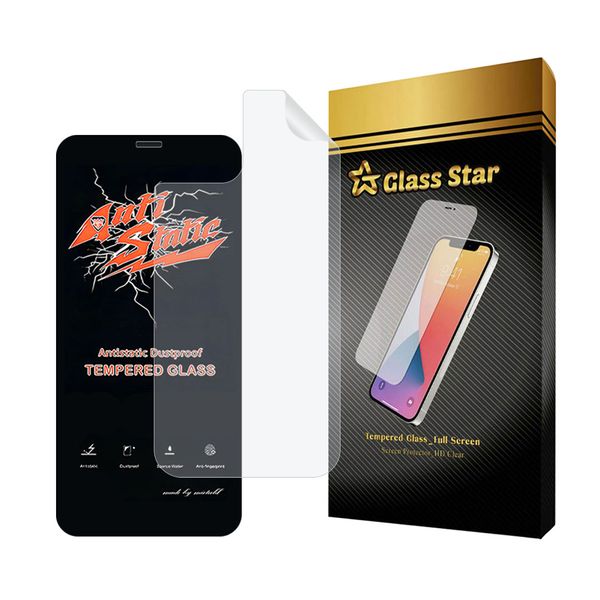 محافظ صفحه نمایش گلس استار مدل ANTNABKGS مناسب برای گوشی موبایل اپل iPhone 12 به همراه محافظ پشت گوشی