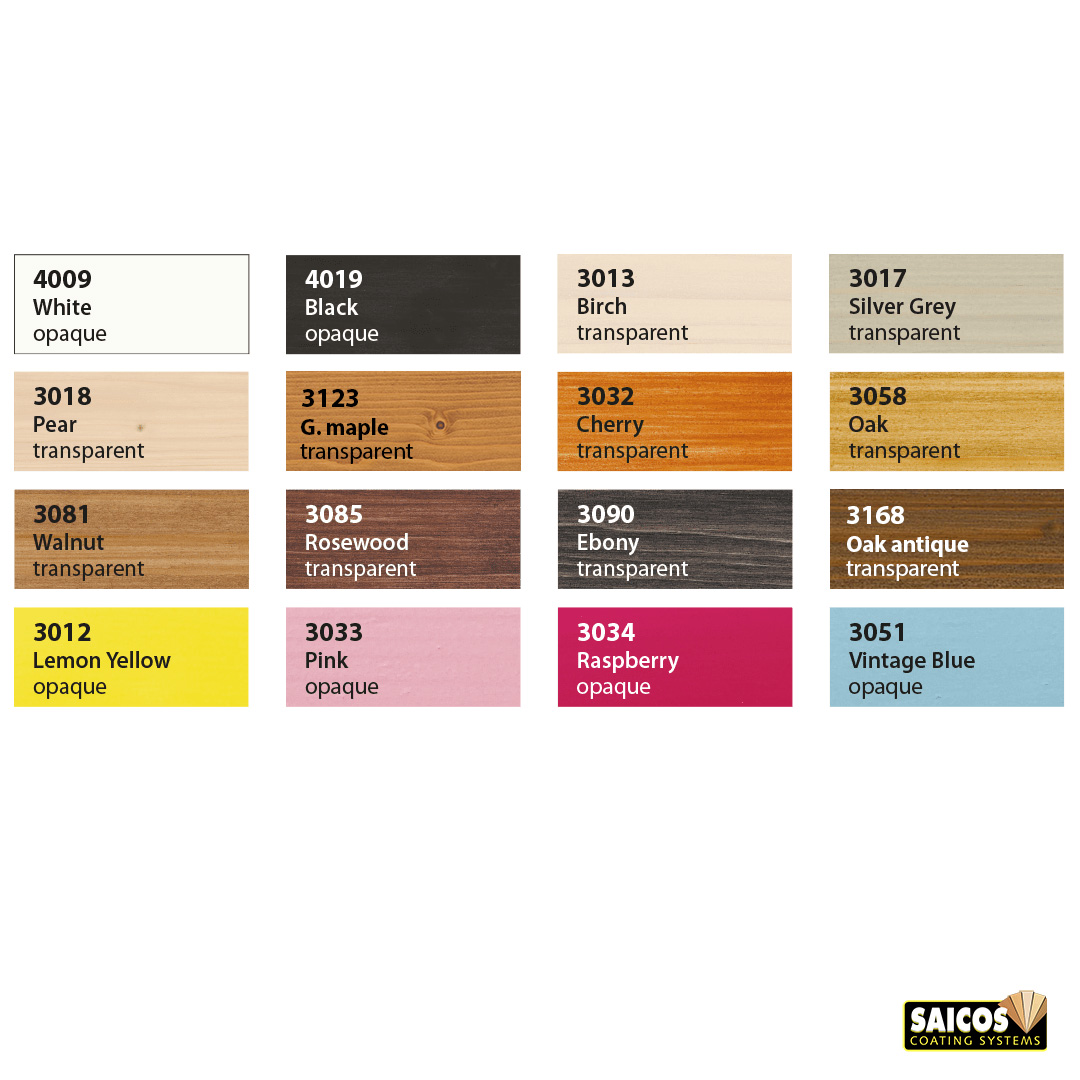  رنگ چوب فضای داخلی سایکوز مدل ColorWax Black 4019 حجم 2.5 لیتر