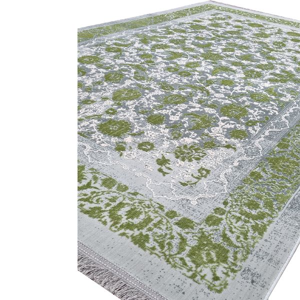 فرش ماشینی ایپک مدل افشان زمینه طوسی