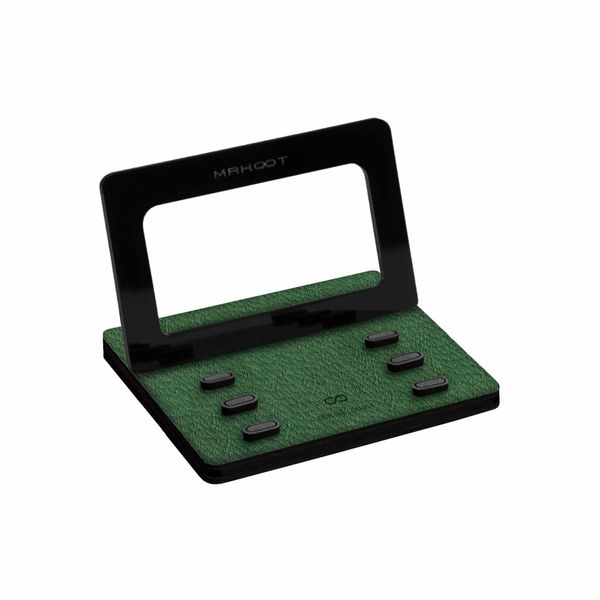 نگهدارنده گوشی موبایل ماهوت مدل MODEL 3_Green-Leather