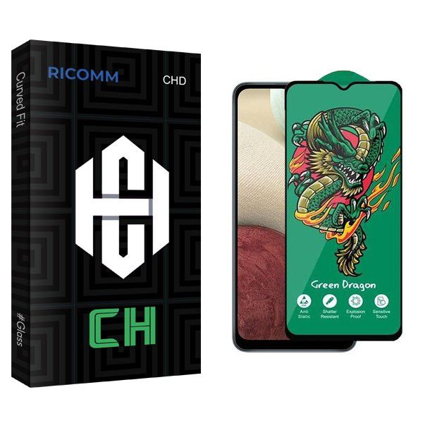 محافظ صفحه نمایش ریکام مدل CH Green_Dragon مناسب برای گوشی موبایل سامسونگ Galaxy A12
