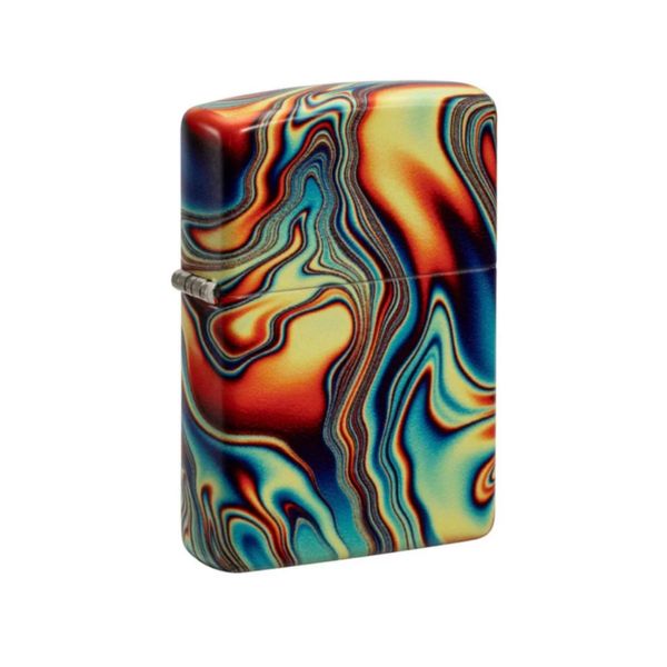 فندک زیپو مدل Colorful Swirl Design کد 48612