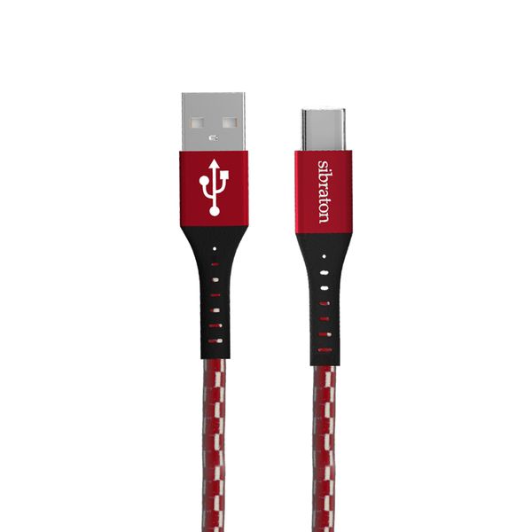 کابل تبدیل USB به USB-C سیبراتون  مدل S250C طول 1.1 متر