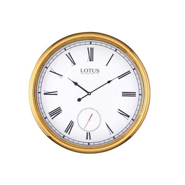 ساعت دیواری لوتوس مدل M-1901-WELLINGTON-GOLD