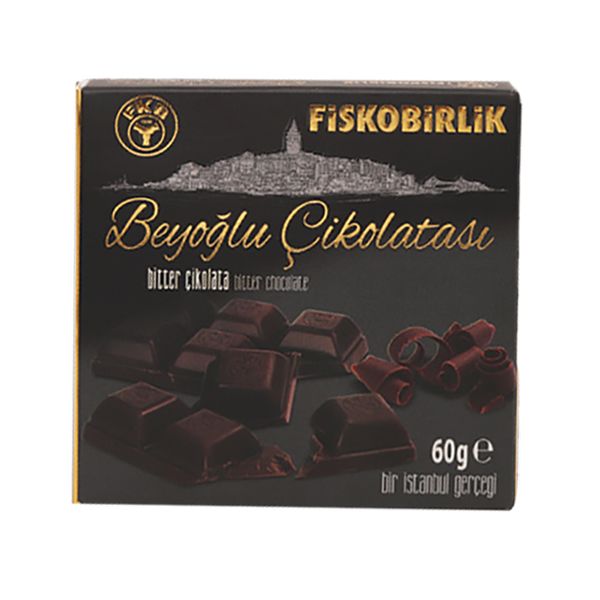 شکلات تلخ فیسکوبیرلیک - 60 گرم