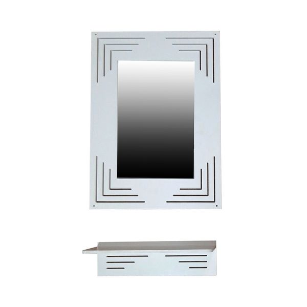 آینه خونه خاص مدل خطی به همراه شلف دیواری