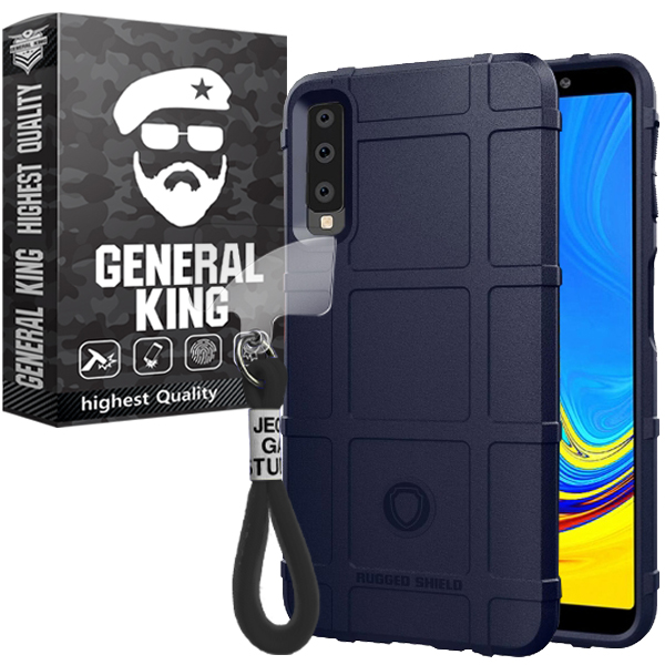 کاور ژنرال کینگ مدل B-NO21 مناسب برای گوشی موبایل سامسونگ Galaxy A750 / A7 2018 به همراه بند آویز