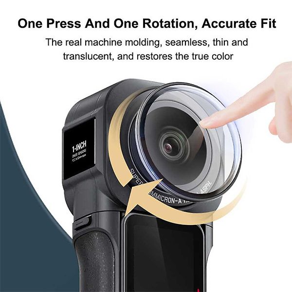 محافظ لنز دوربین  مدل pu595 مناسب برای دوربین های اینستا 360 ONE RS مجموعه دو عددی