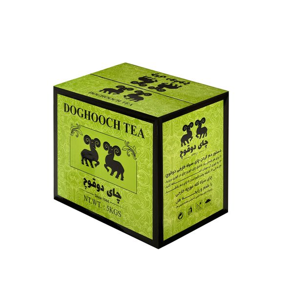 چای سیاه کله مورچه هل دار دو قوچ - 5000 گرم 
