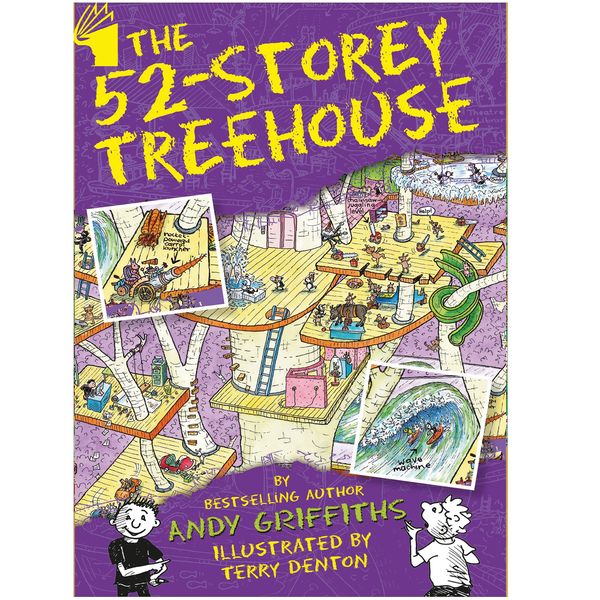 کتاب The 52-Story Treehouse اثر Andy Griffiths انتشارات معیار علم