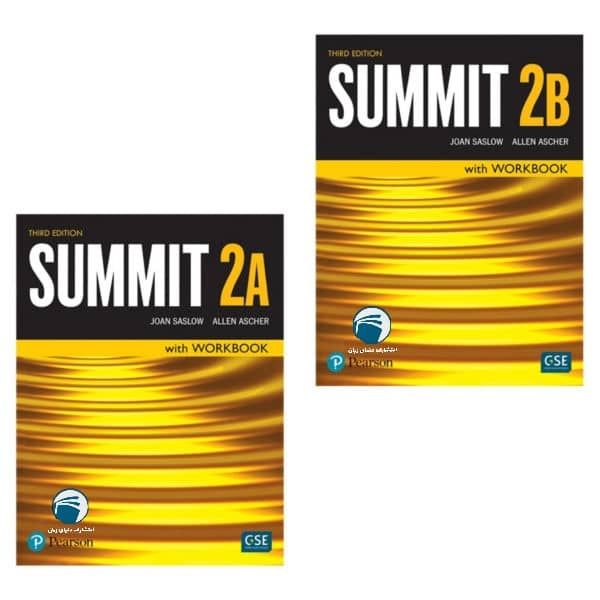 کتاب Summit 2 اثر Joan Saslow And Allen Ascher انتشارات دنیای زبان دو جلدی