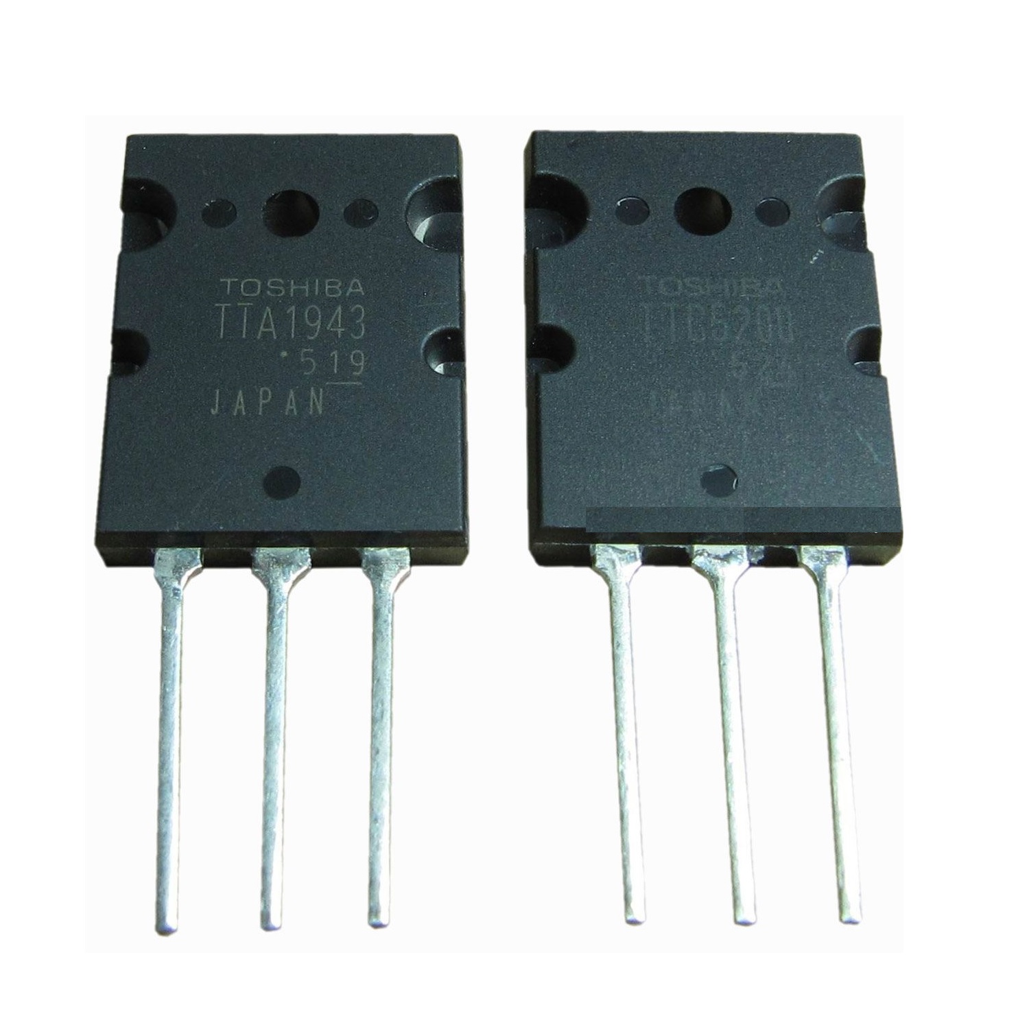 ترانزیستور مثبت و منفی توشیبا مدل TTA1943-TTC5200 مجموعه 2 عددی